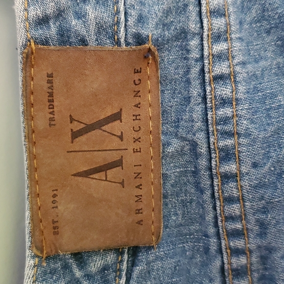 Wms ARMANI EXCHANGE straight bootcut jeans (sz 8/S) - Picture 5 of 7